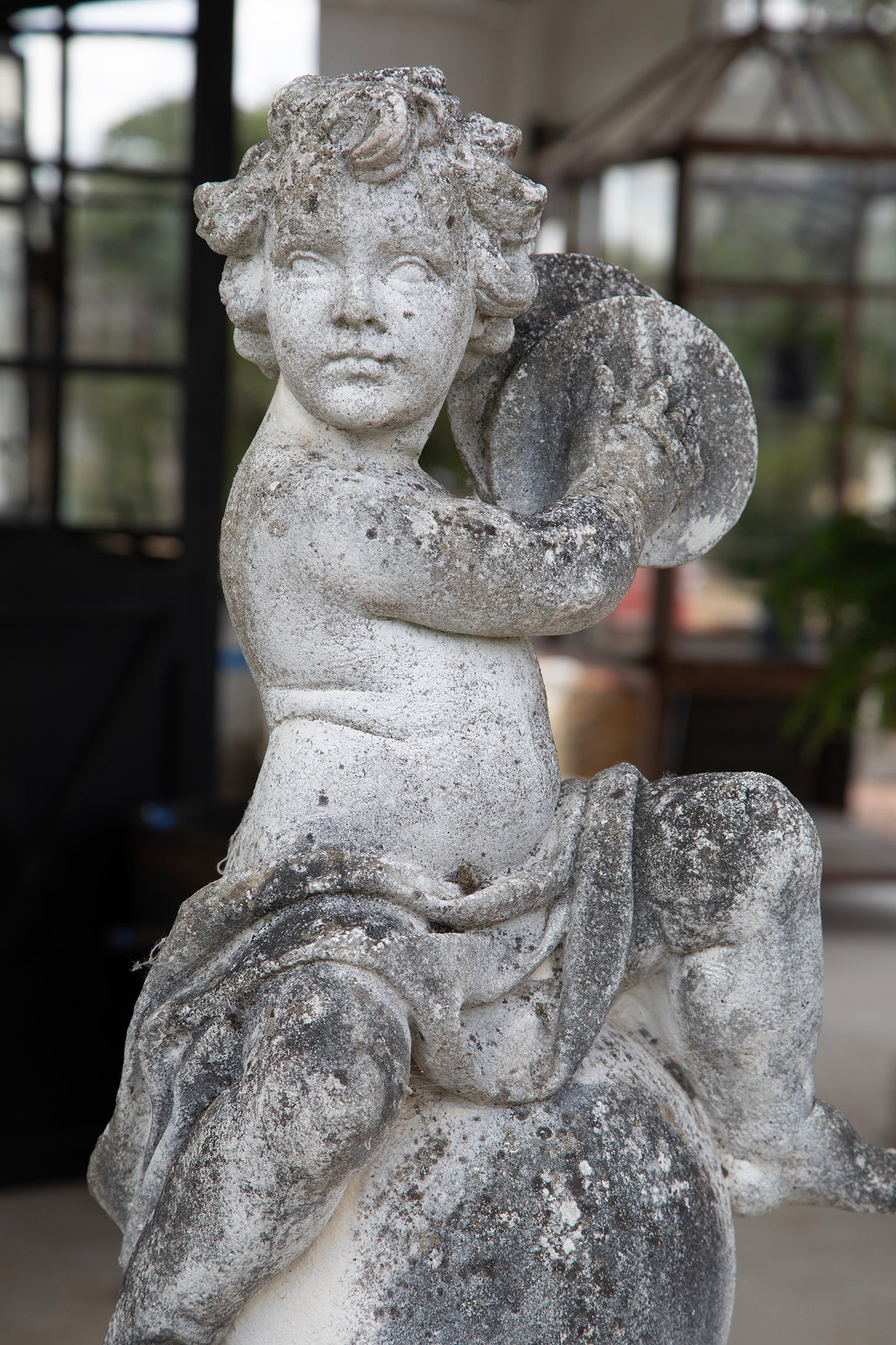 (4 Statues) The Herald, The Minstral, The Offering, The Piper (All on Plinths)