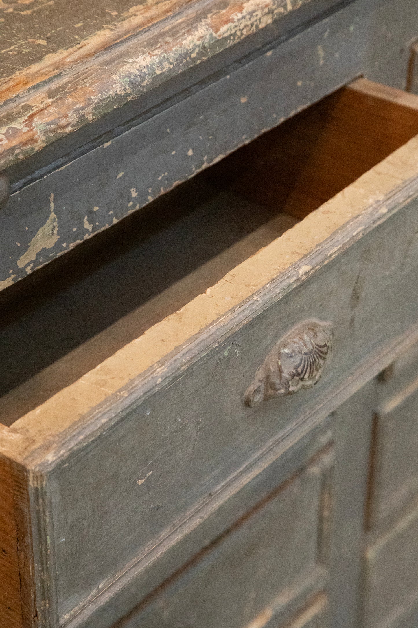 Industrial Apothecary Cabinet with Multiple Drawers