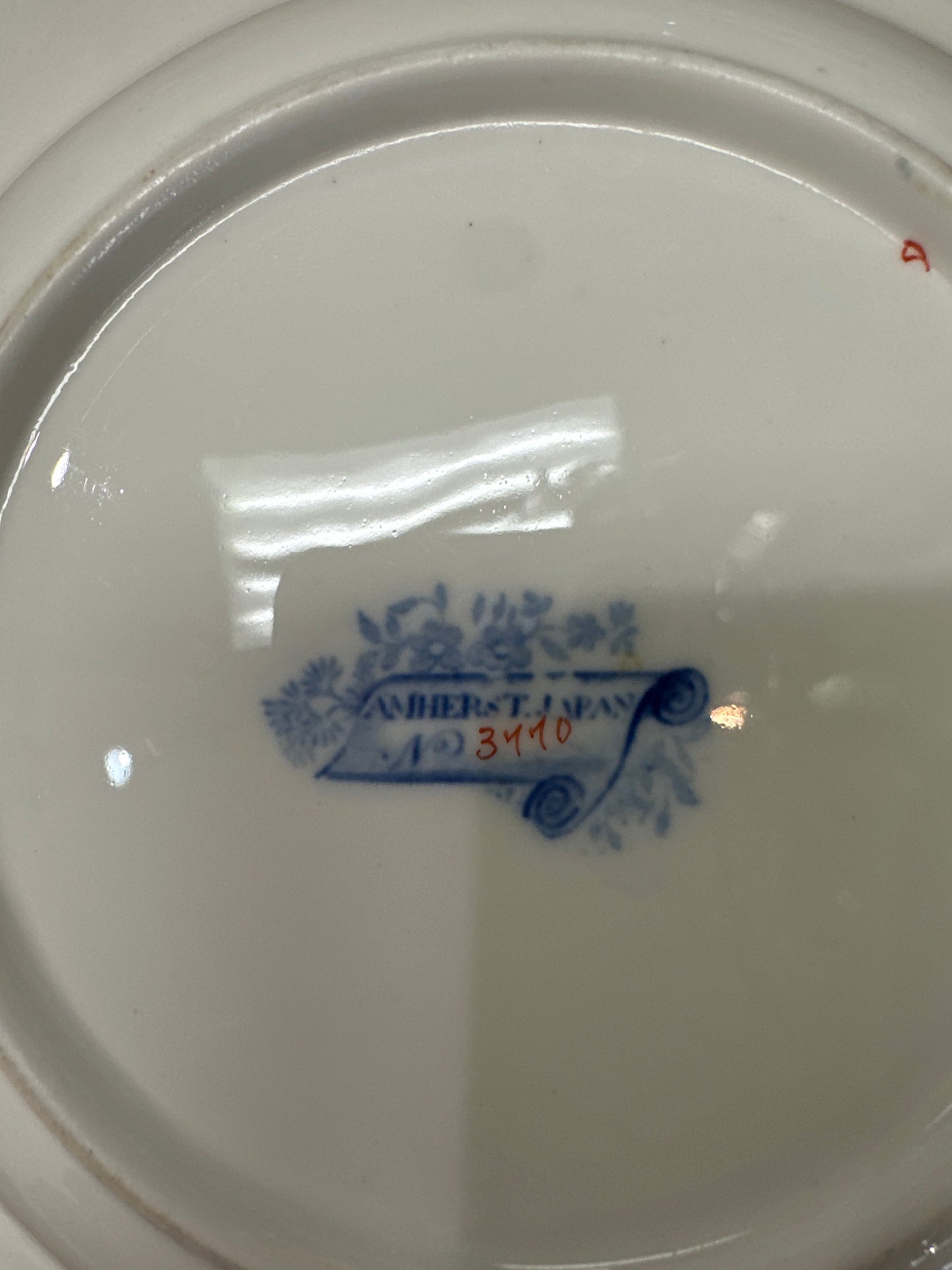 Antique Minton Stone China Amherst Japan Imari-Style Soup Bowl – 9”