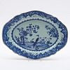 Chinese Export Blue and White Tureen with Lid and Platter China, Qianlong, (1736-95)