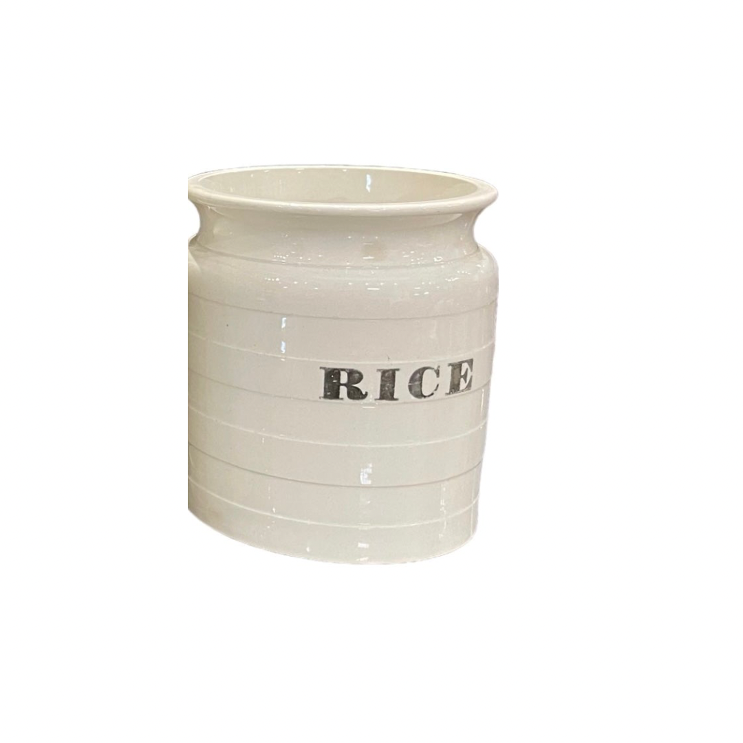 Ironstone Storage Jar no Lid