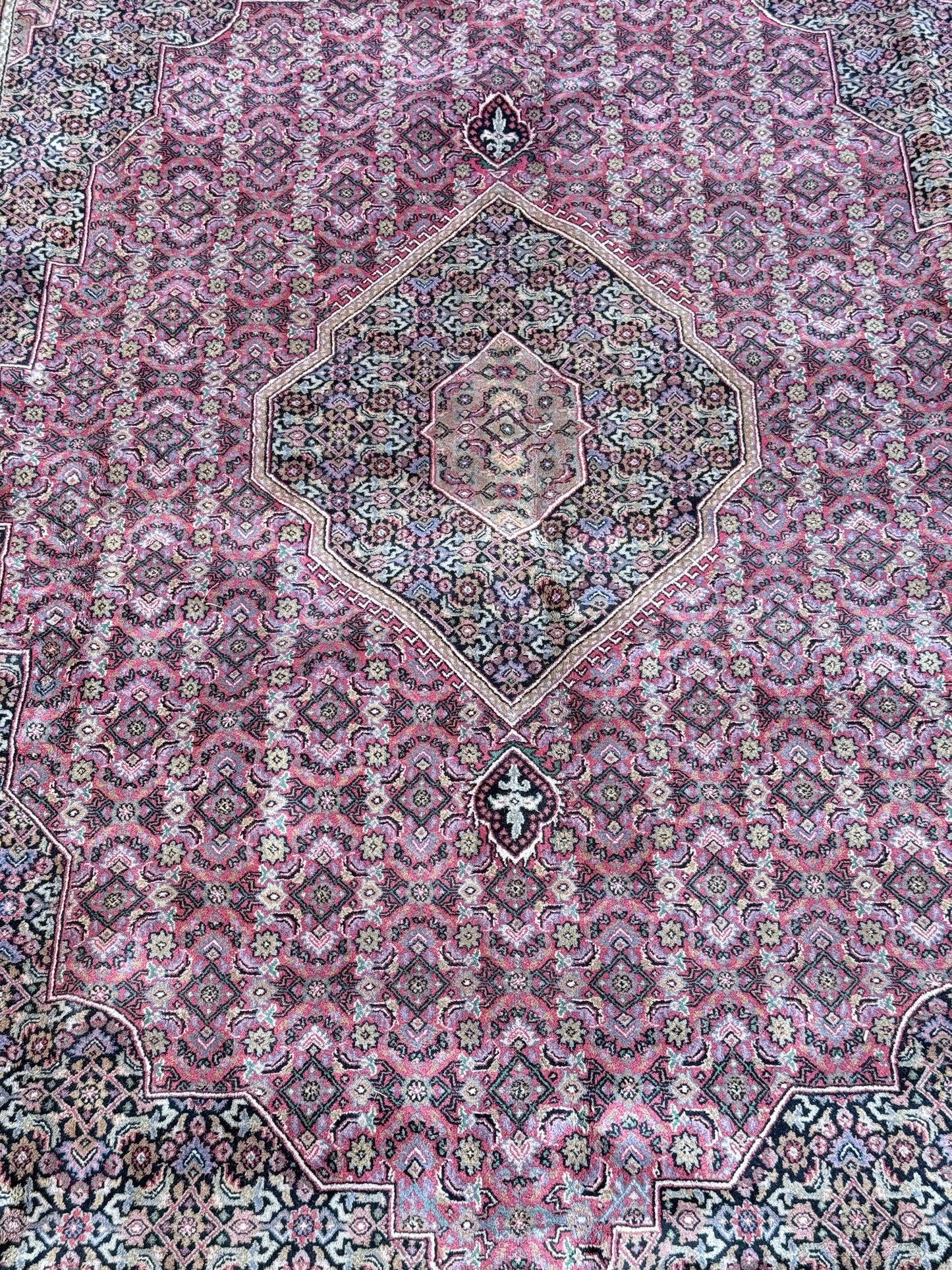 #133 Burgandy Medallion Rug