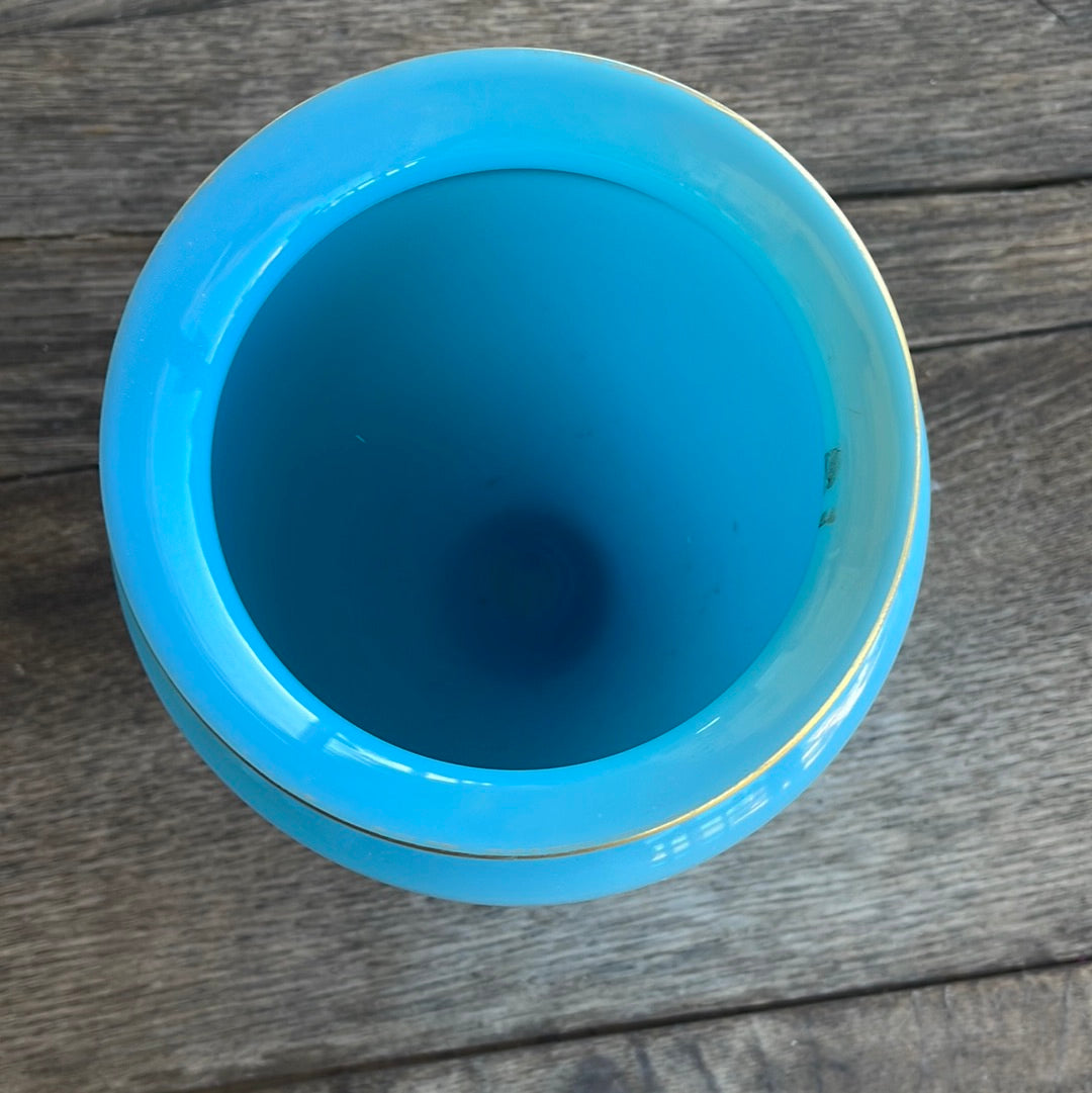 Opaline Glass Urn Vase