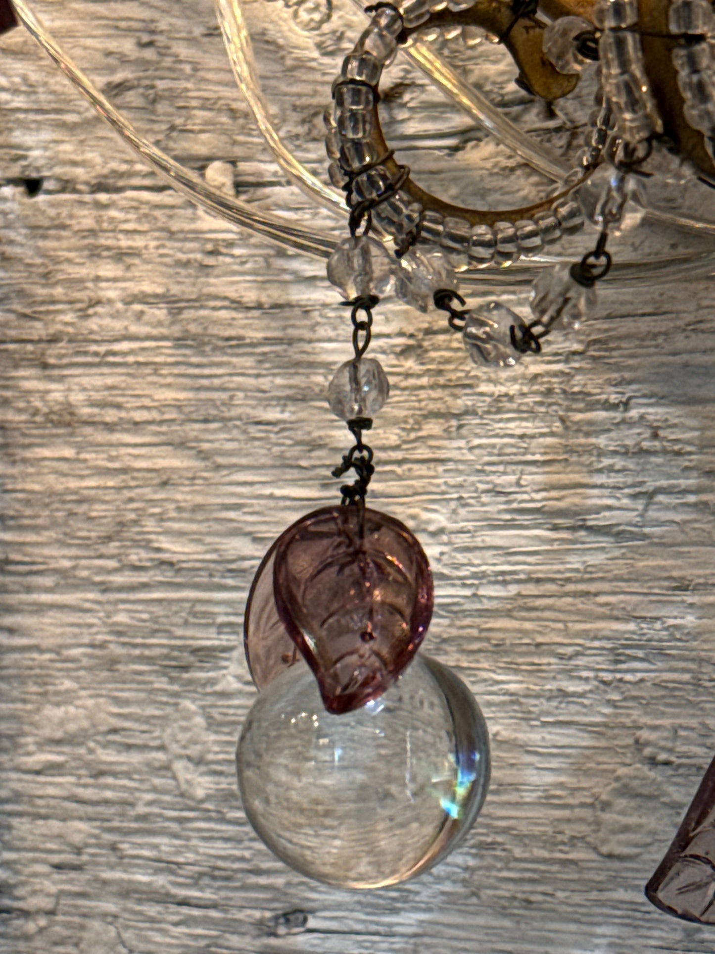 Pair Venetian Sconces - Amethyst