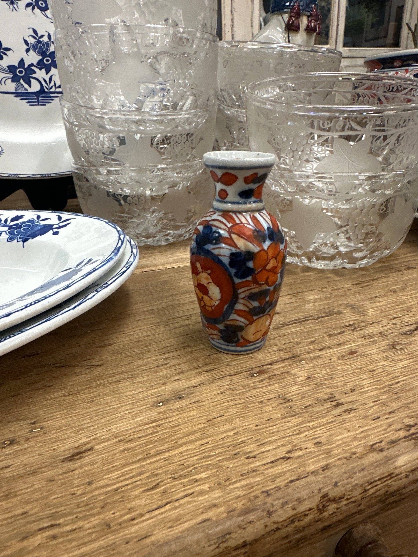 Miniature Meiji Period Imari Vase