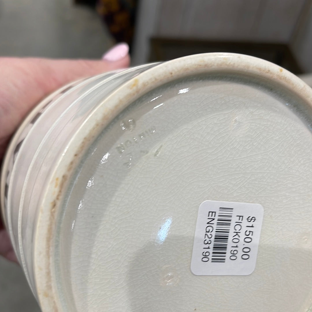 Ironstone Storage Jar no Lid