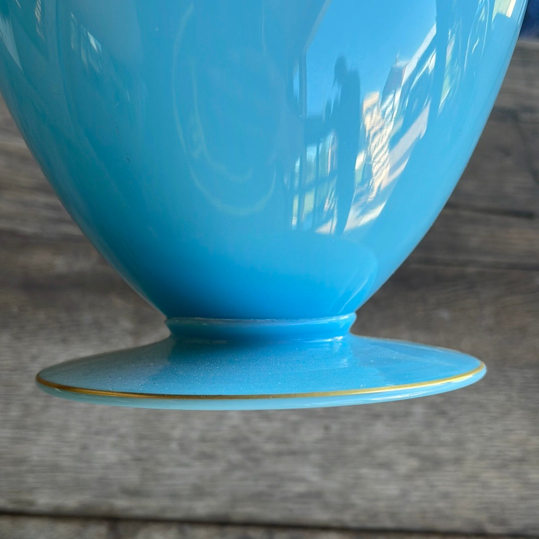 Opaline Glass Urn Vase