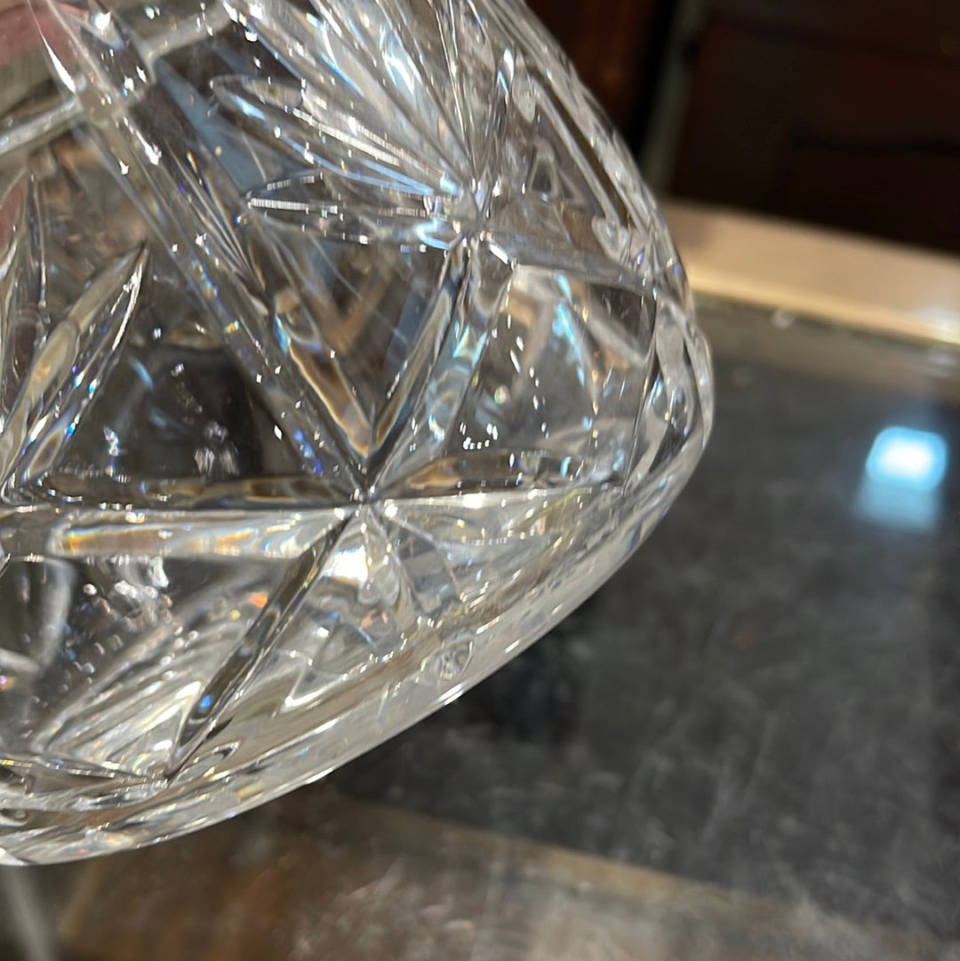 Cut Glass Carafe For Bud Vase