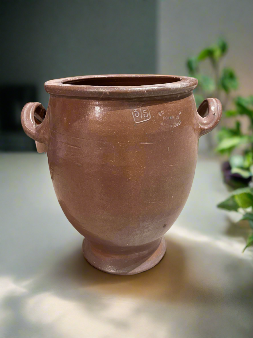 Pots a' Conserve (Redware) French Pickling Jar
