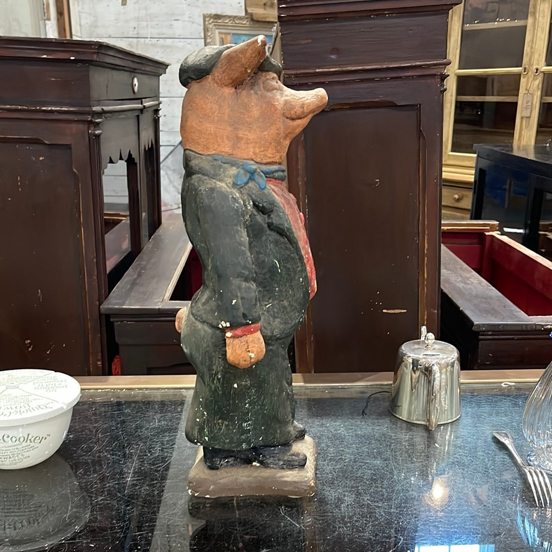 French Pig Folk Art