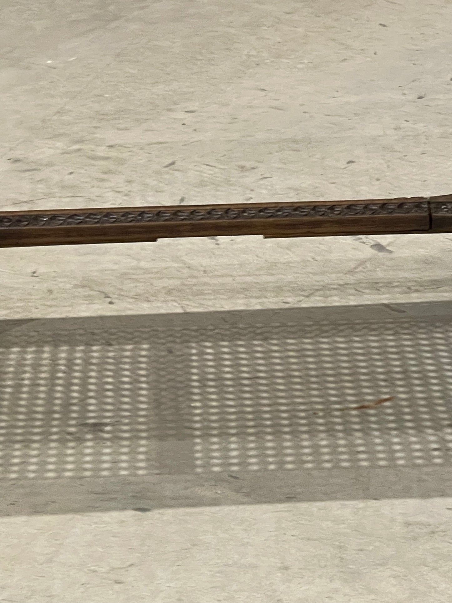 French Cane Seat Bench