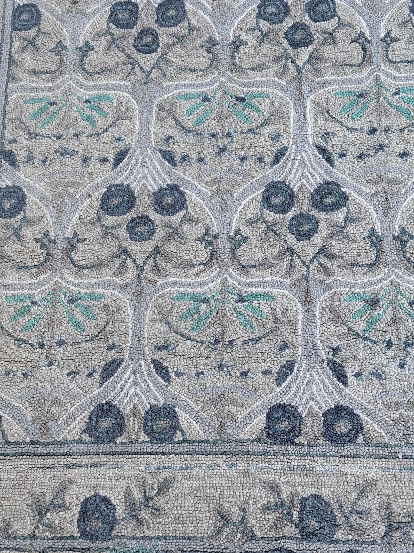 #131 Blue Floral Brooks Brothers Rug