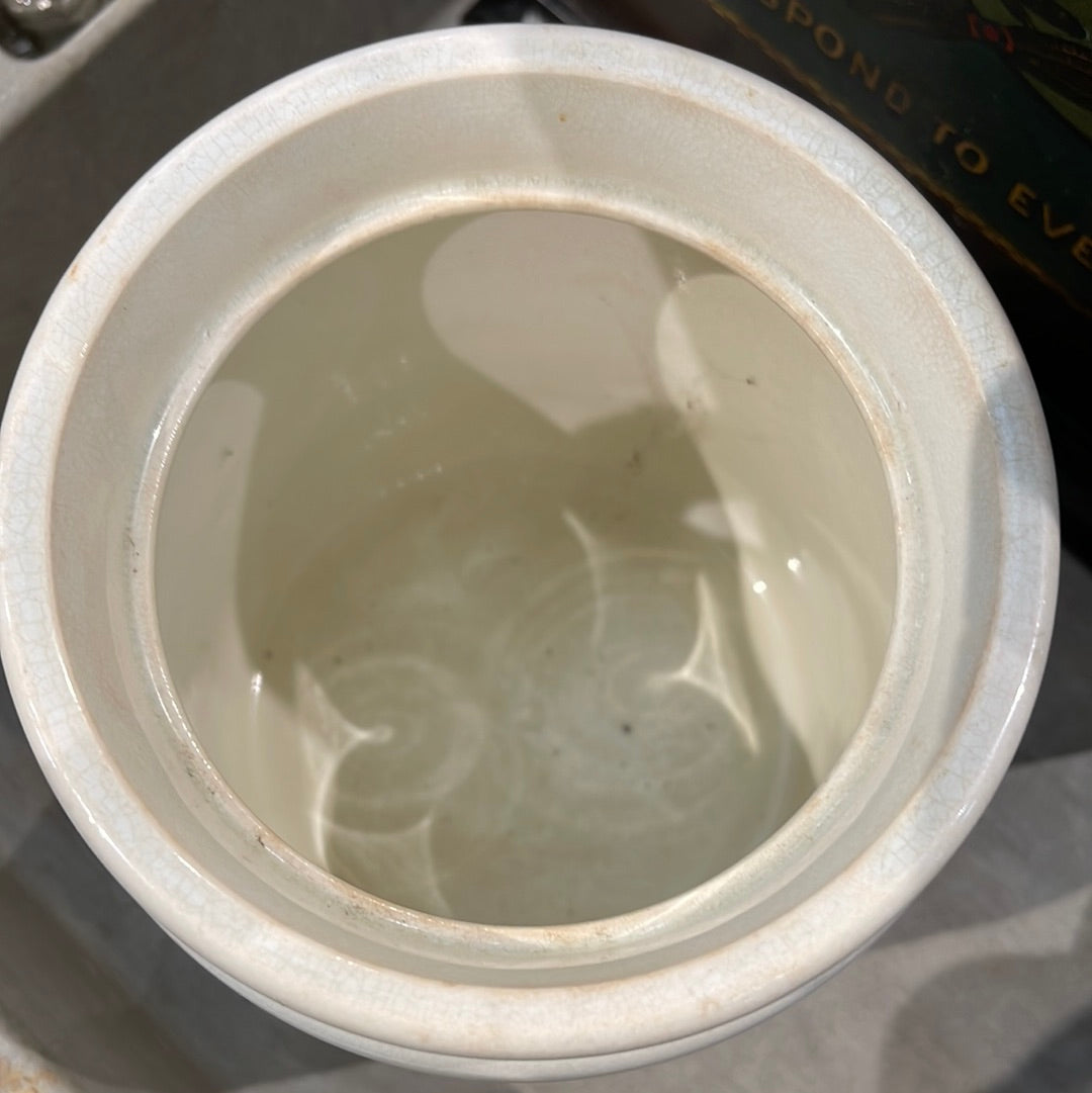 Ironstone Storage Jar no Lid