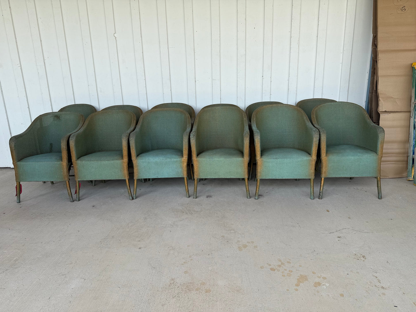 Lloyd Loom Mid-Century Indoor/Outdoor Dining Chair