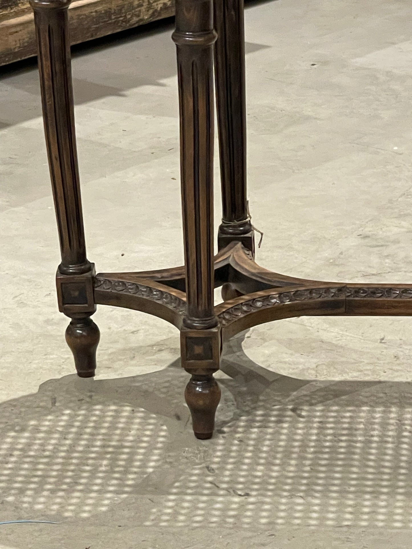 French Cane Seat Bench