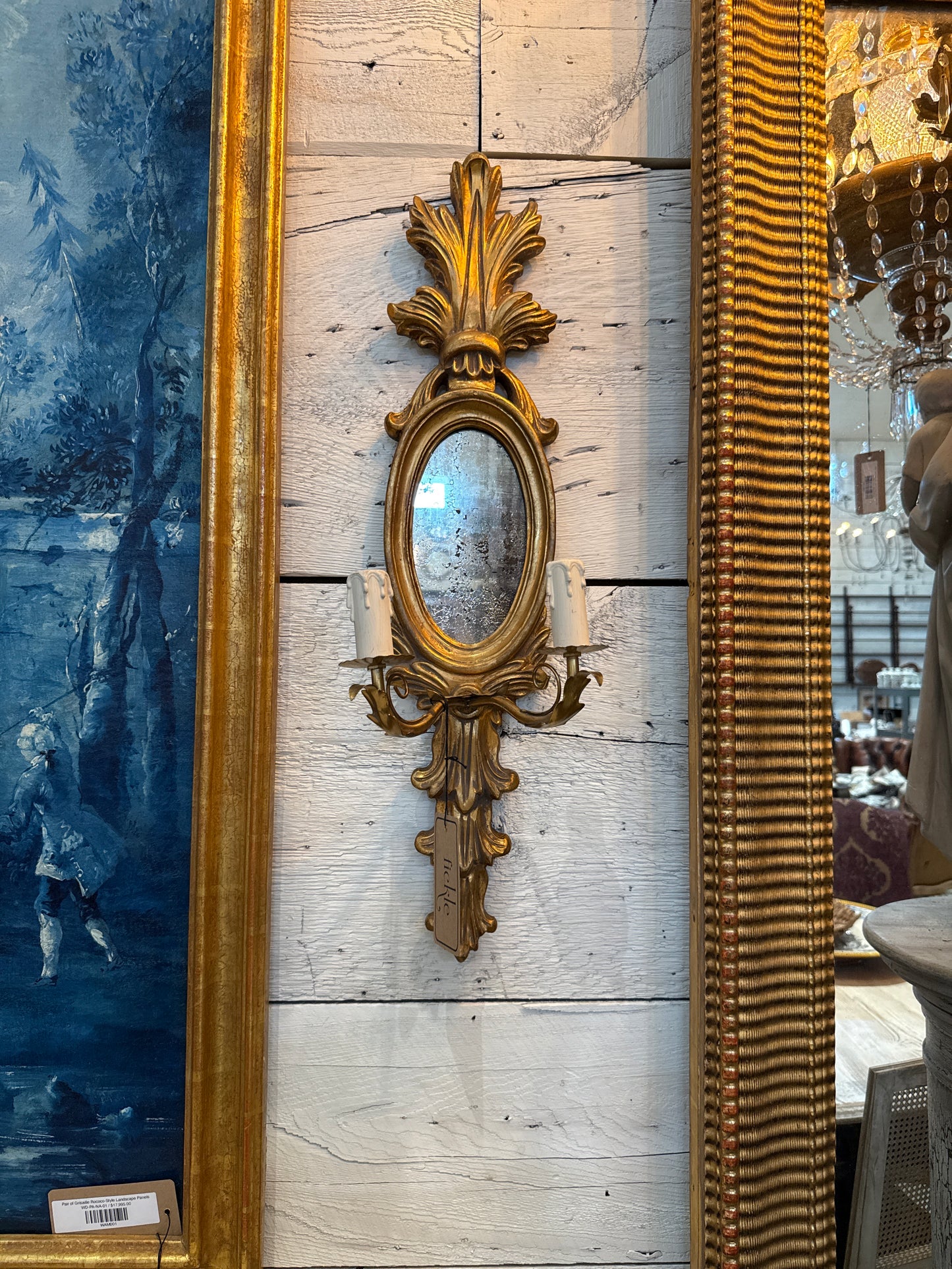 Italian Mirror Sconce - each