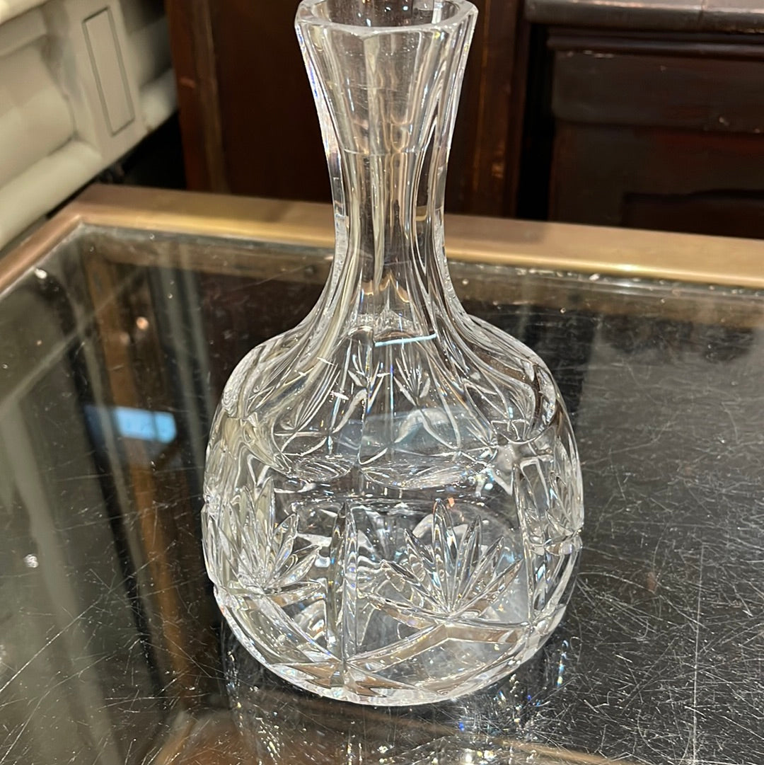 Cut Glass Carafe For Bud Vase