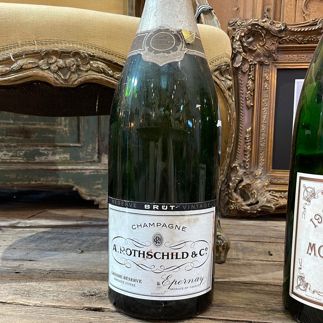 Mid-Century Modern Large A. Rothschild & Co. Champagne Bottle