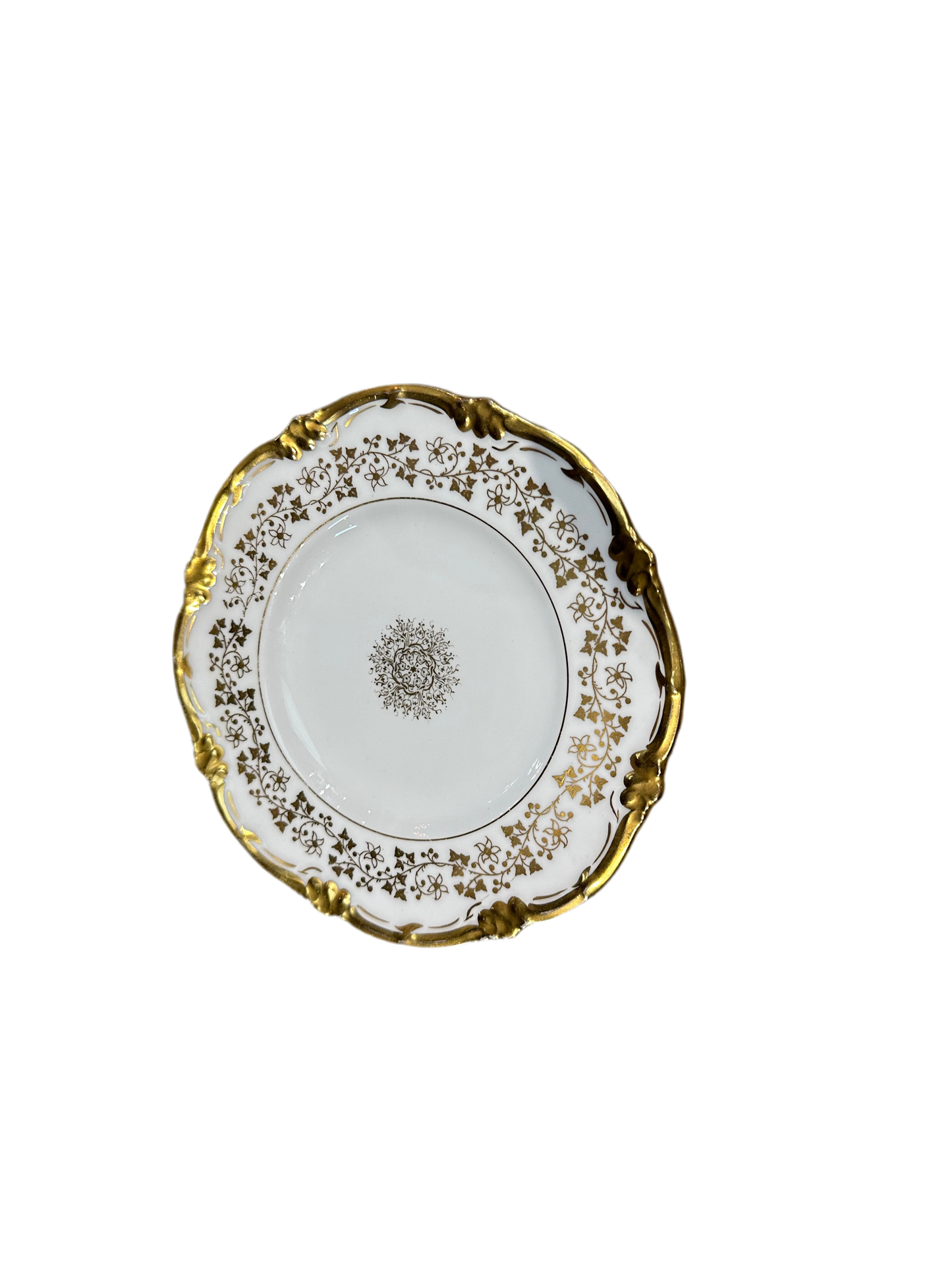 Coalport Gilt Floral Small Dessert Plate