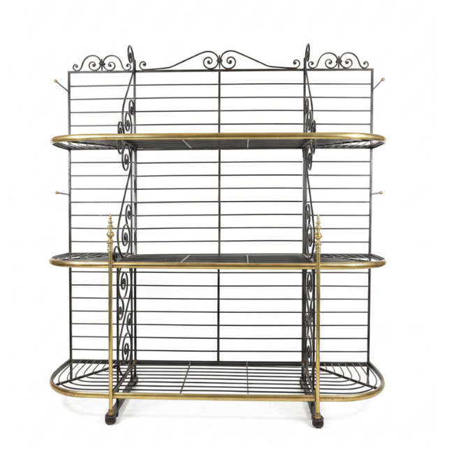 Late 19th Century French Baker's Rack.