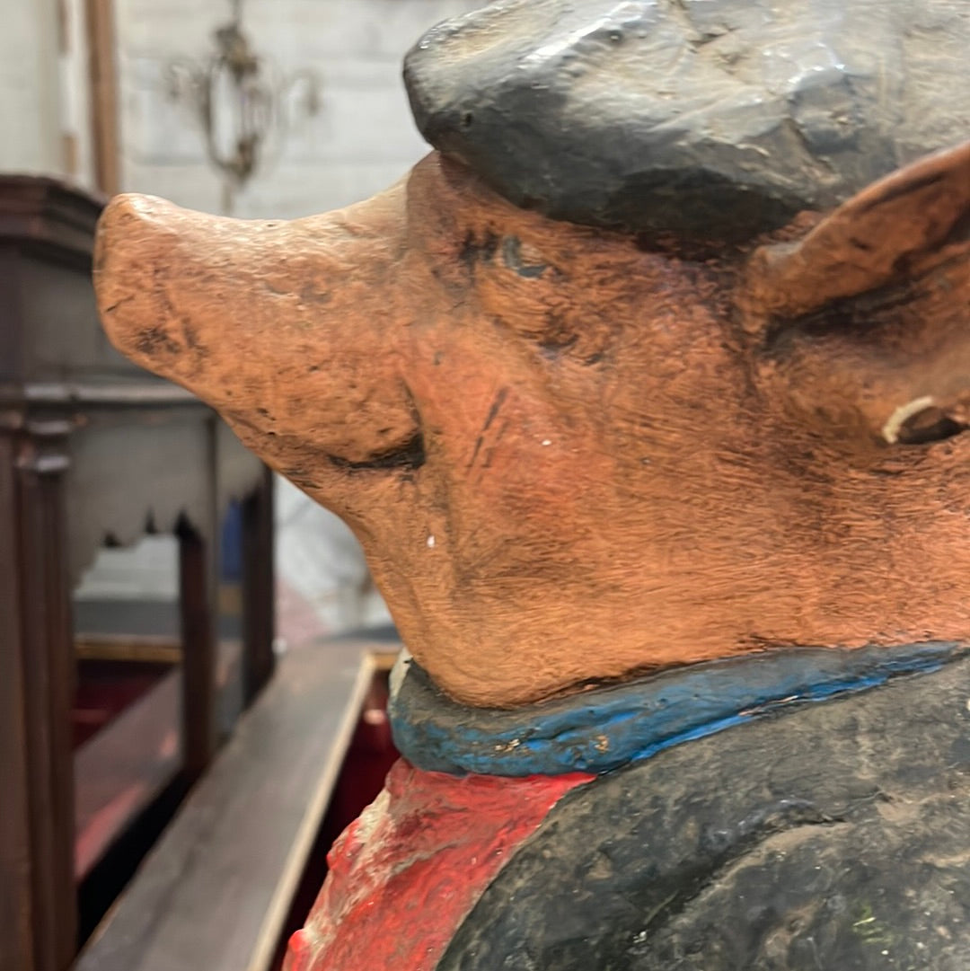 French Pig Folk Art