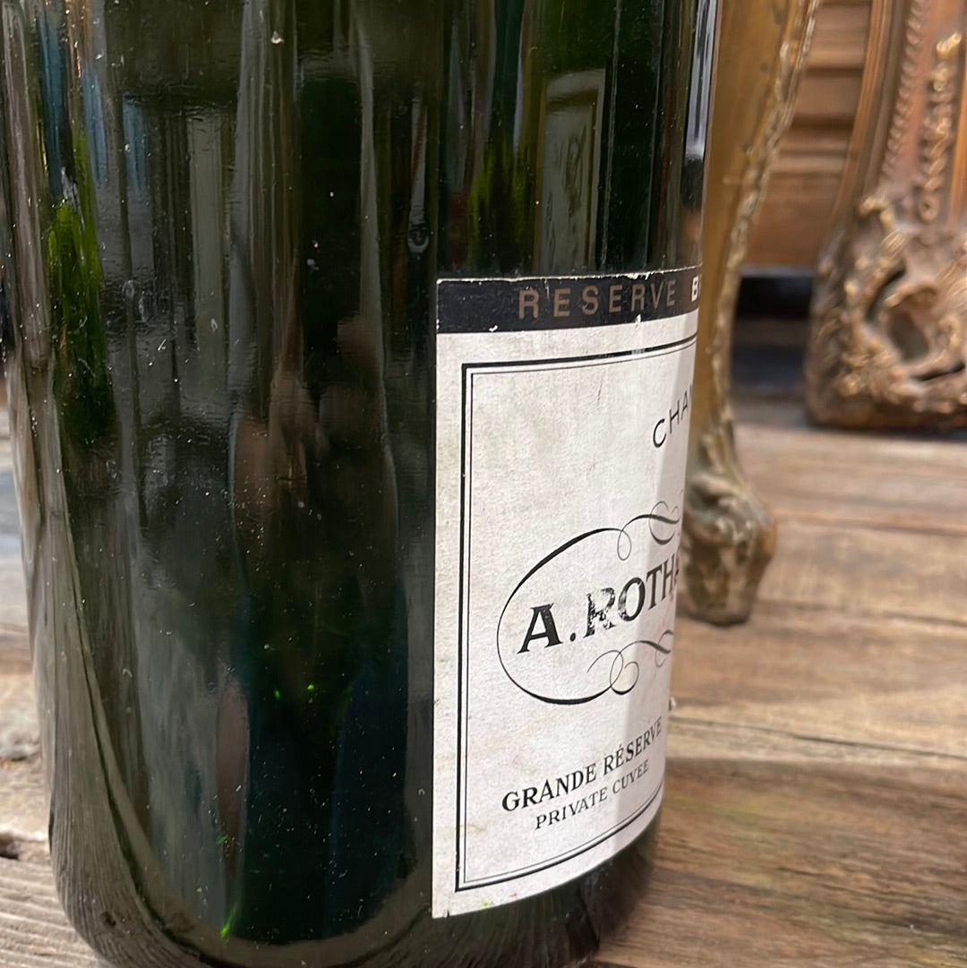 Mid-Century Modern Large A. Rothschild & Co. Champagne Bottle