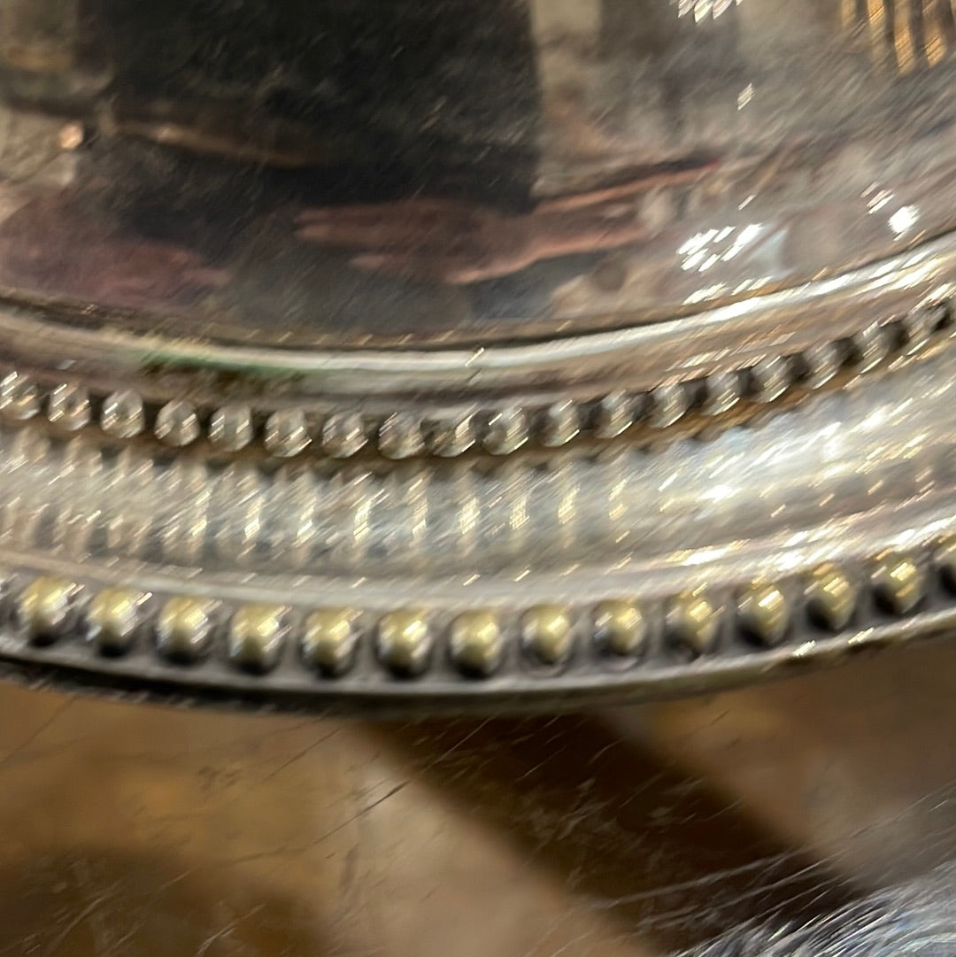 English Silver Plate Dome with Platter Circa 1880