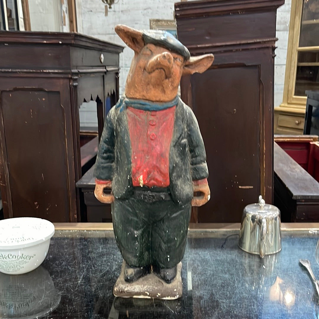 French Pig Folk Art
