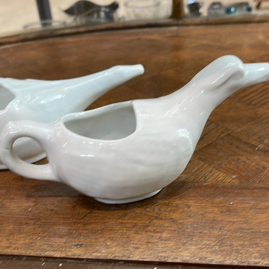 Ironstone Creamer with Bird Spout