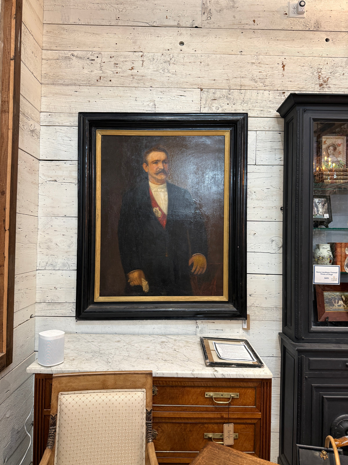 From Civic Building in Belgium - Portraits of Recipients of Medal Circa 1907