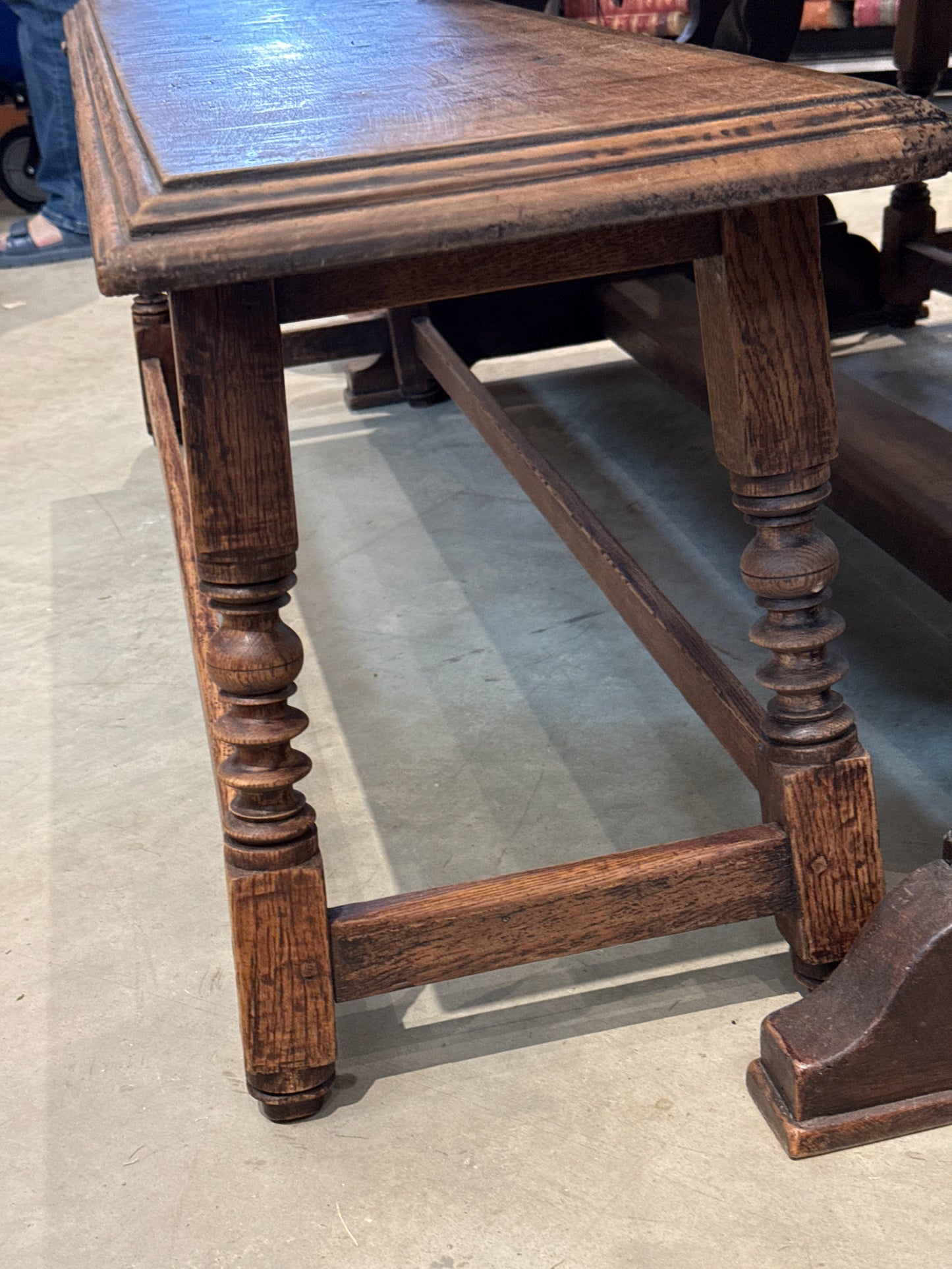 French Wood Bench 19th Century