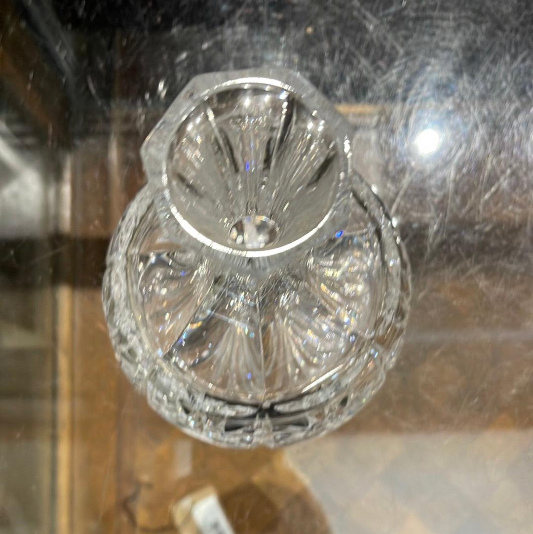 Cut Glass Carafe For Bud Vase