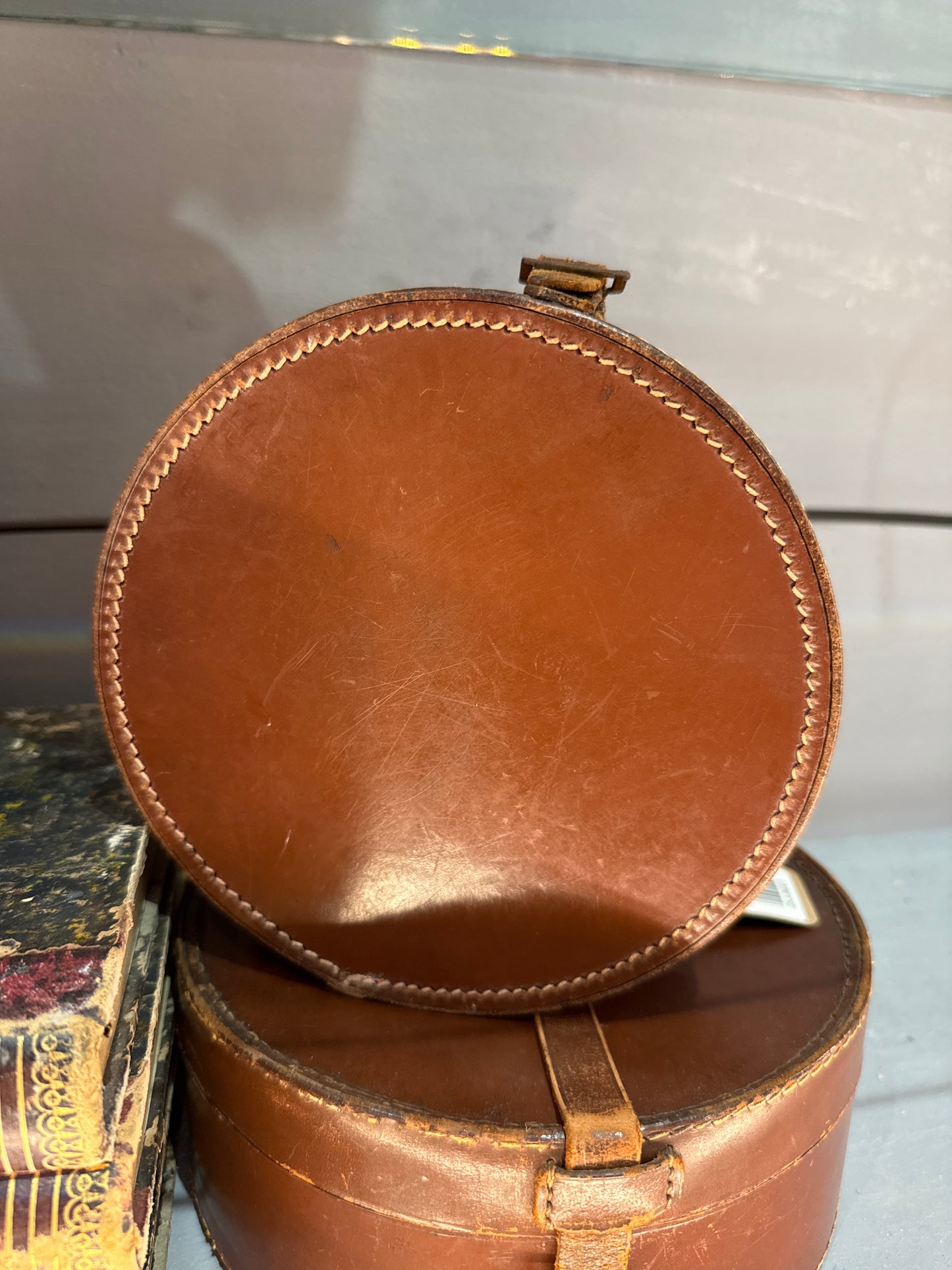 Leather Antique Collar Box - Various Styles