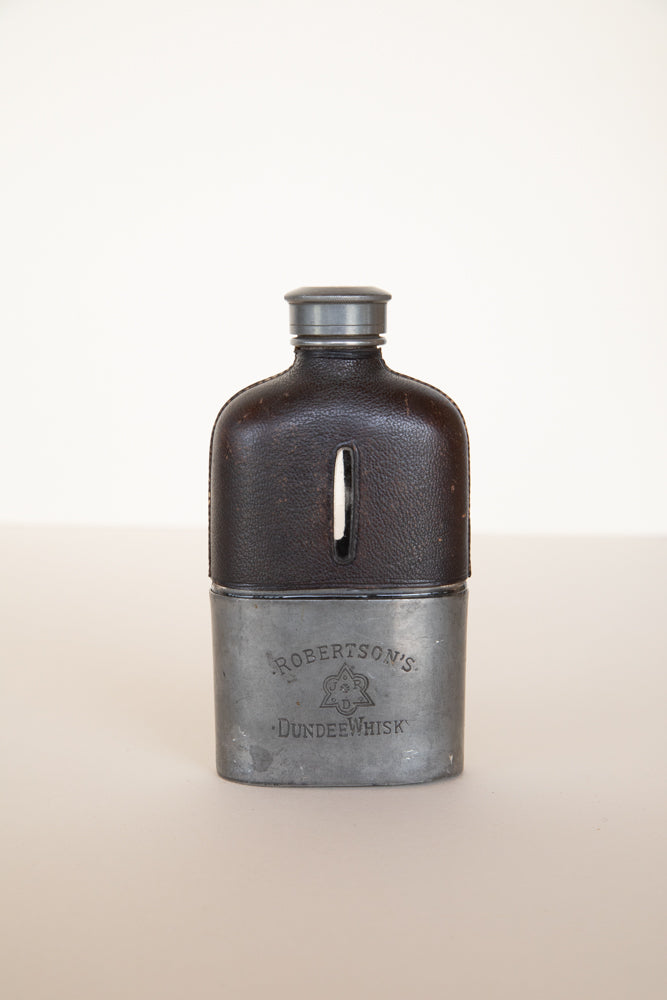 hip flask the white barn round top