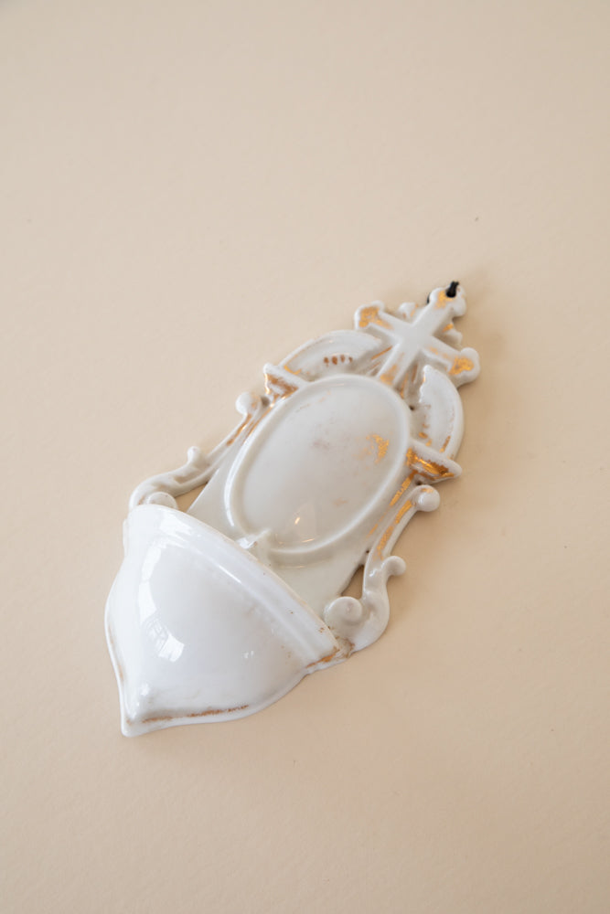 Holy Basin White & Gold Porcelain