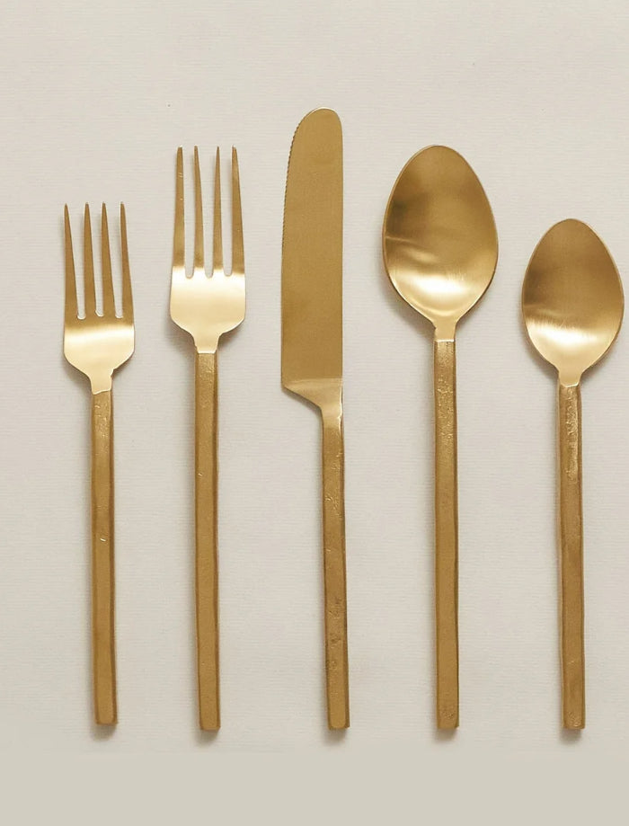 Azura Flatware Set of 5 Gold