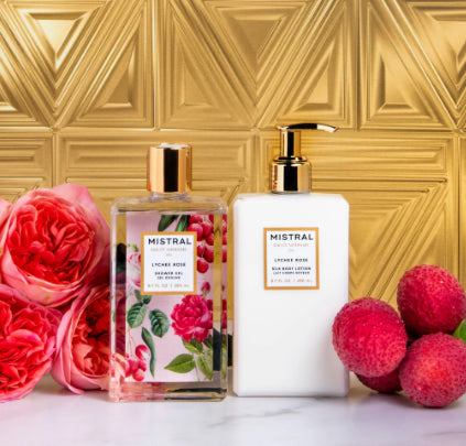 Mistral Luxe Silk Body Lotion Lychee Rose