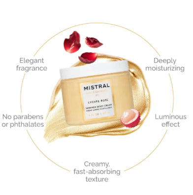 Mistral Luxe Body Cream Lychee Rose