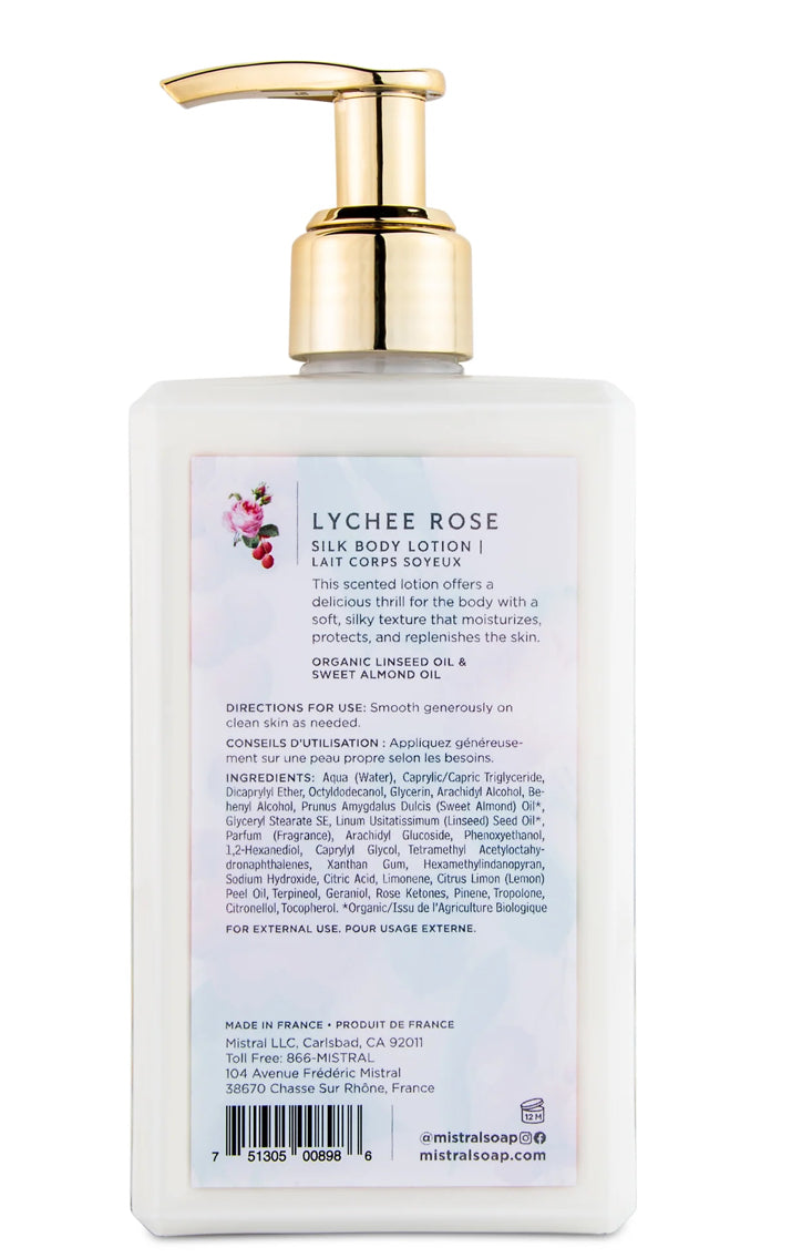 Mistral Luxe Silk Body Lotion Lychee Rose