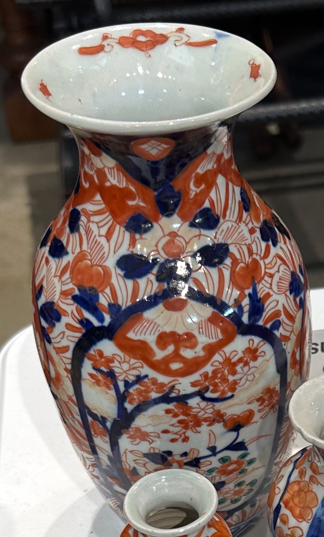 Large Meiji Period Imari Vase