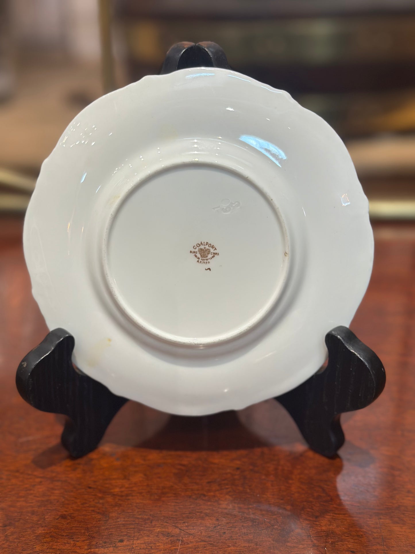 Coalport Gilt Floral Small Dessert Plate