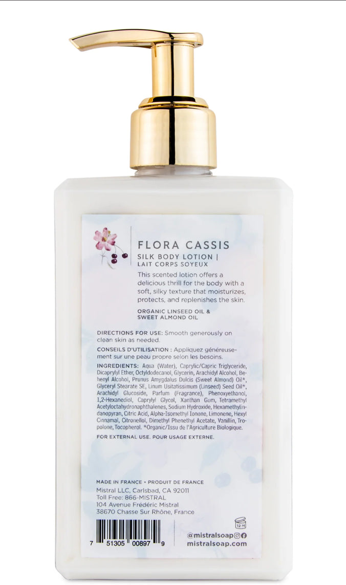 Mistral Luxe Silk Body Lotion Flora Cassis