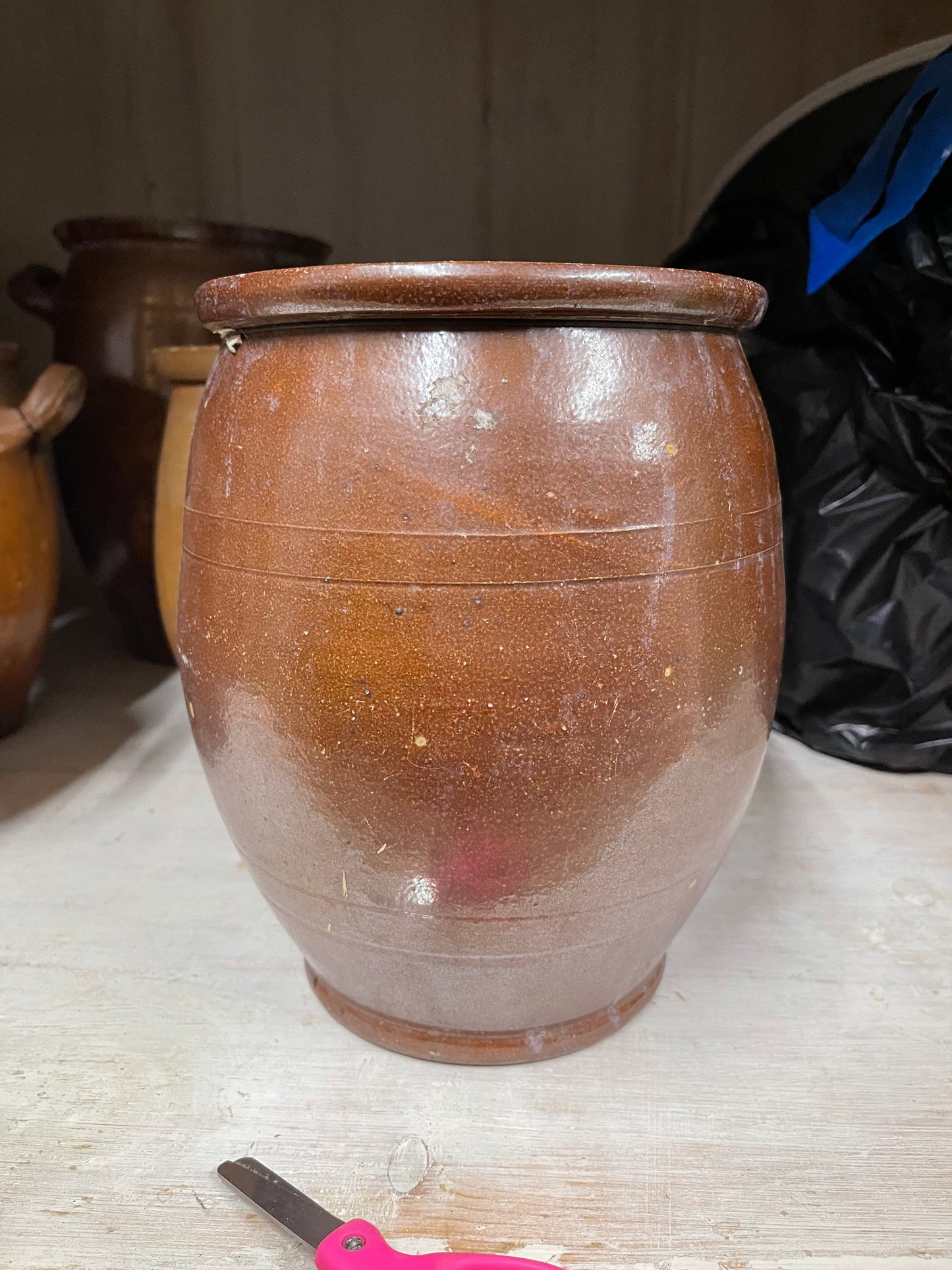 Pots a' Conserve (Redware) French Pickling Jar