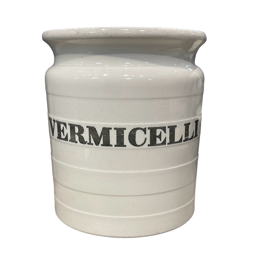 Ironstone Storage Jar with Lid