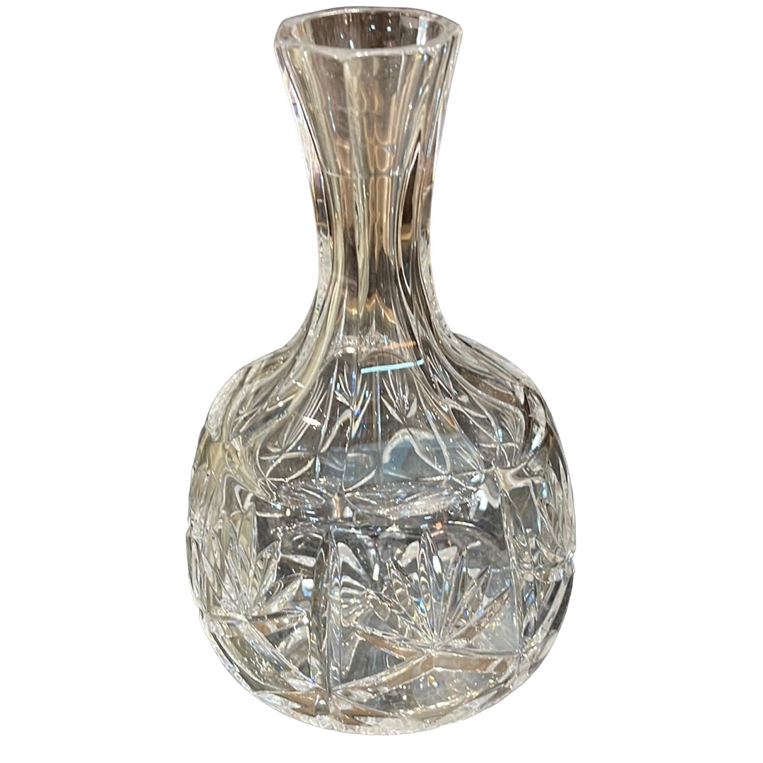 Cut Glass Carafe For Bud Vase