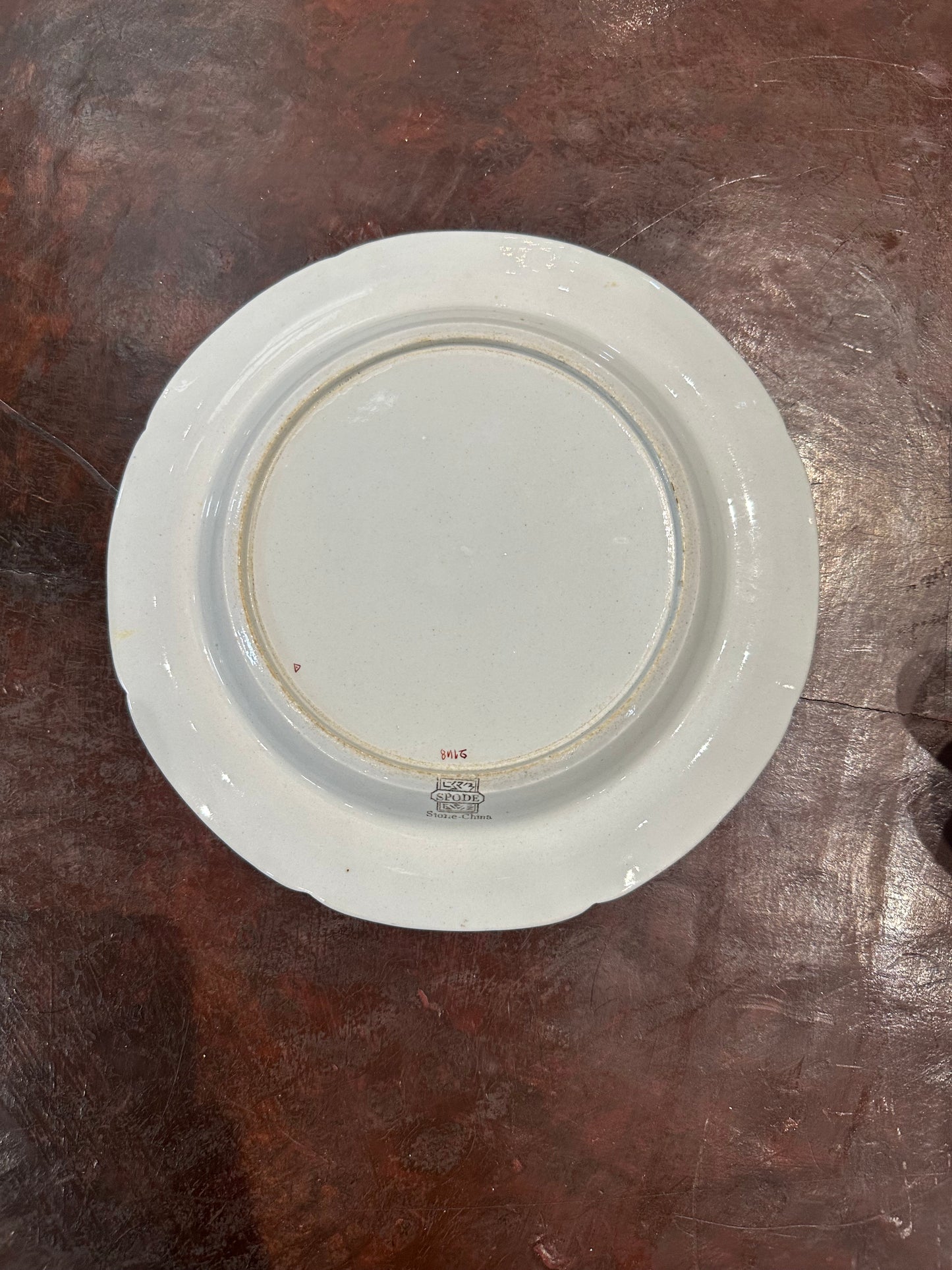 Spode Stone China Willis Indian Tree Pattern Dinner Plate Circa 1840