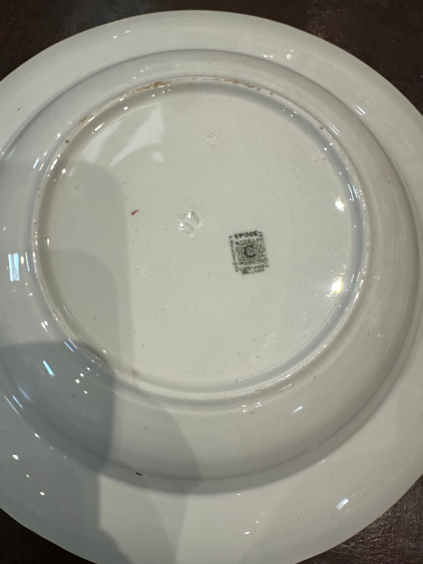 Spode Indian Tree Pattern Marked Stockton Trent Soup Bowl