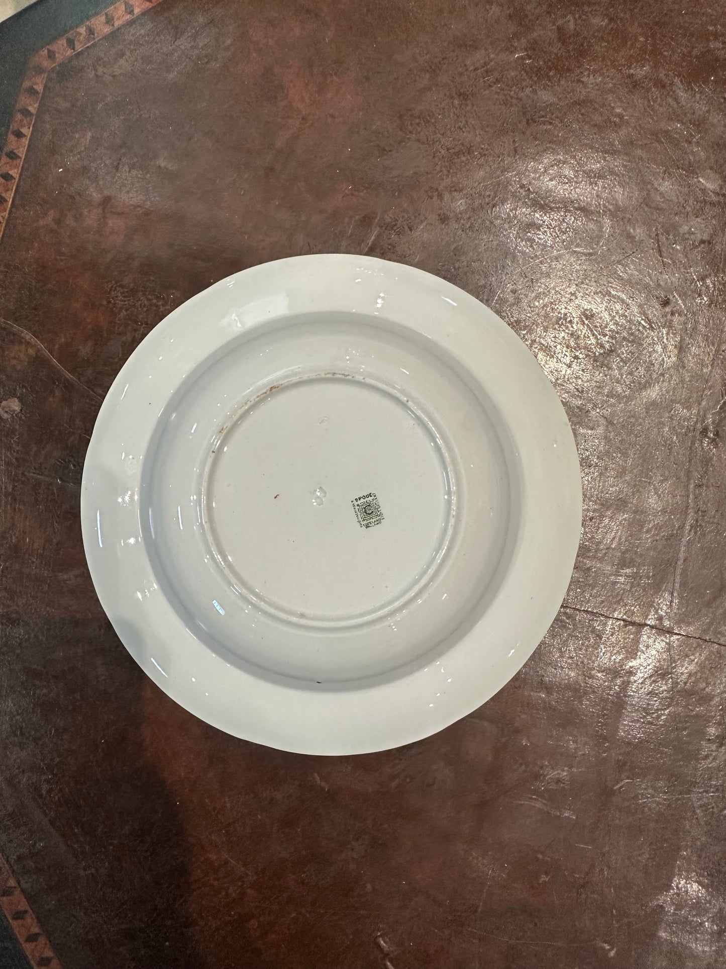 Spode Indian Tree Pattern Marked Stockton Trent Soup Bowl
