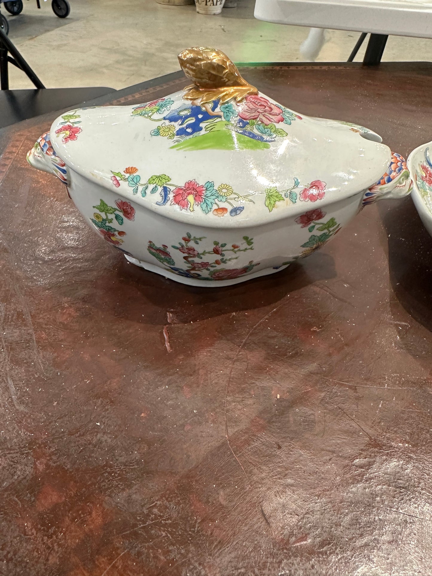 Spode Small Indian Tree Tureen with Lid and Underplate