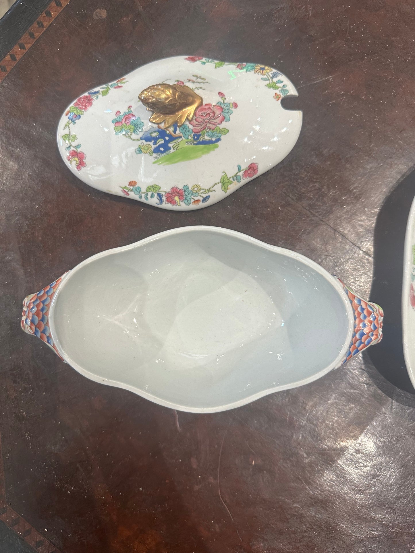 Spode Small Indian Tree Tureen with Lid and Underplate